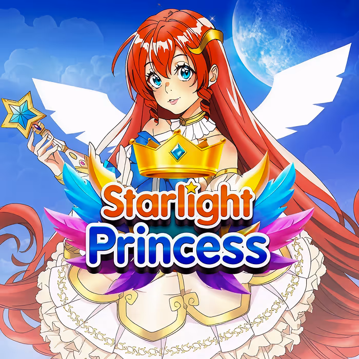 Starlight Princess anime-style slot with cascading wins and bonus rounds