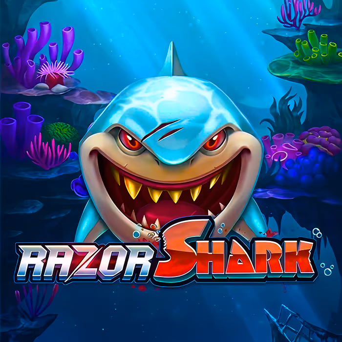 Razor Shark underwater adventure slot with mystery symbols and respin features